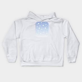 Wintermood | White | Blue Gradient Kids Hoodie